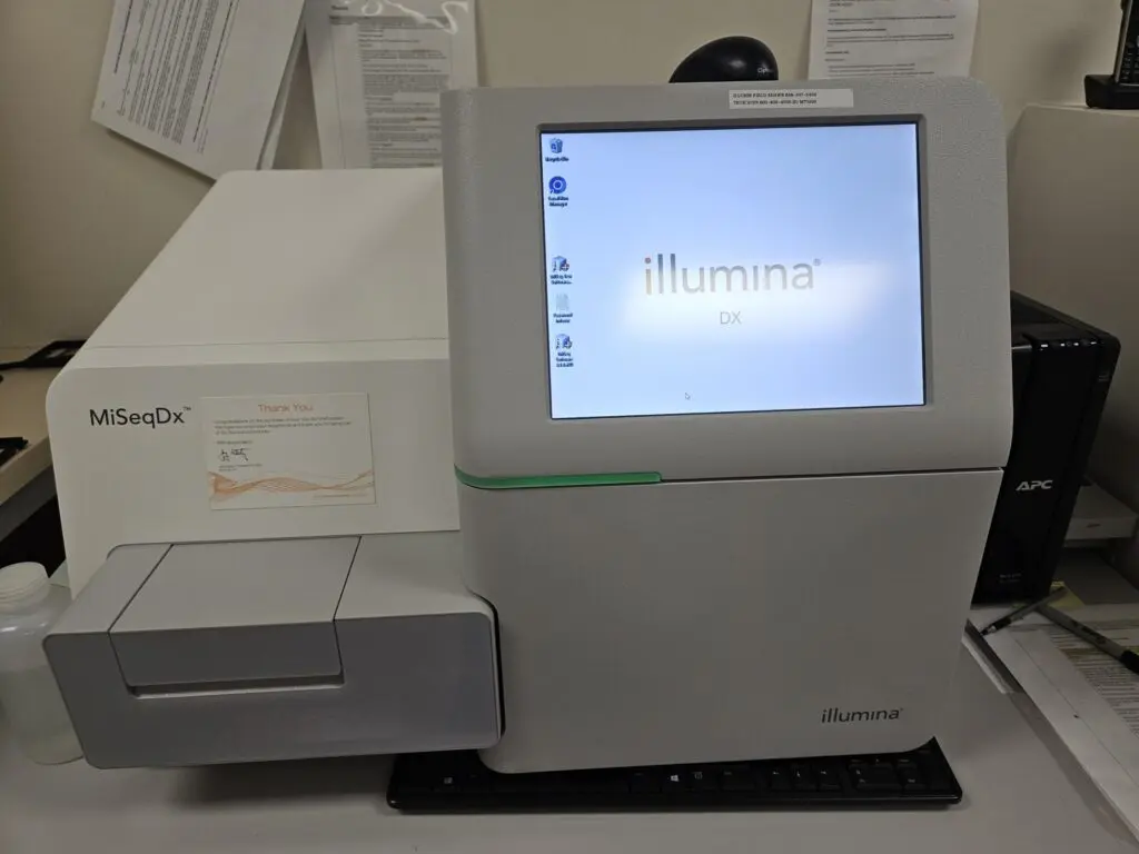 Illumina MiSeqDx Next Generation Sequencer