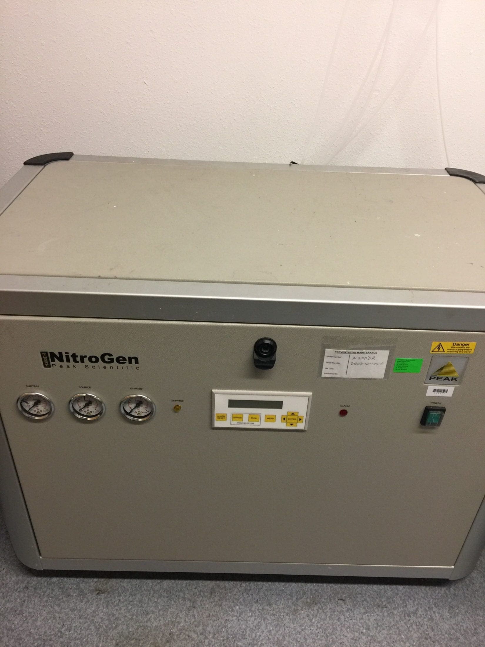 Peak Scientific N300DR Nitrogen Generator - Arc Scientific