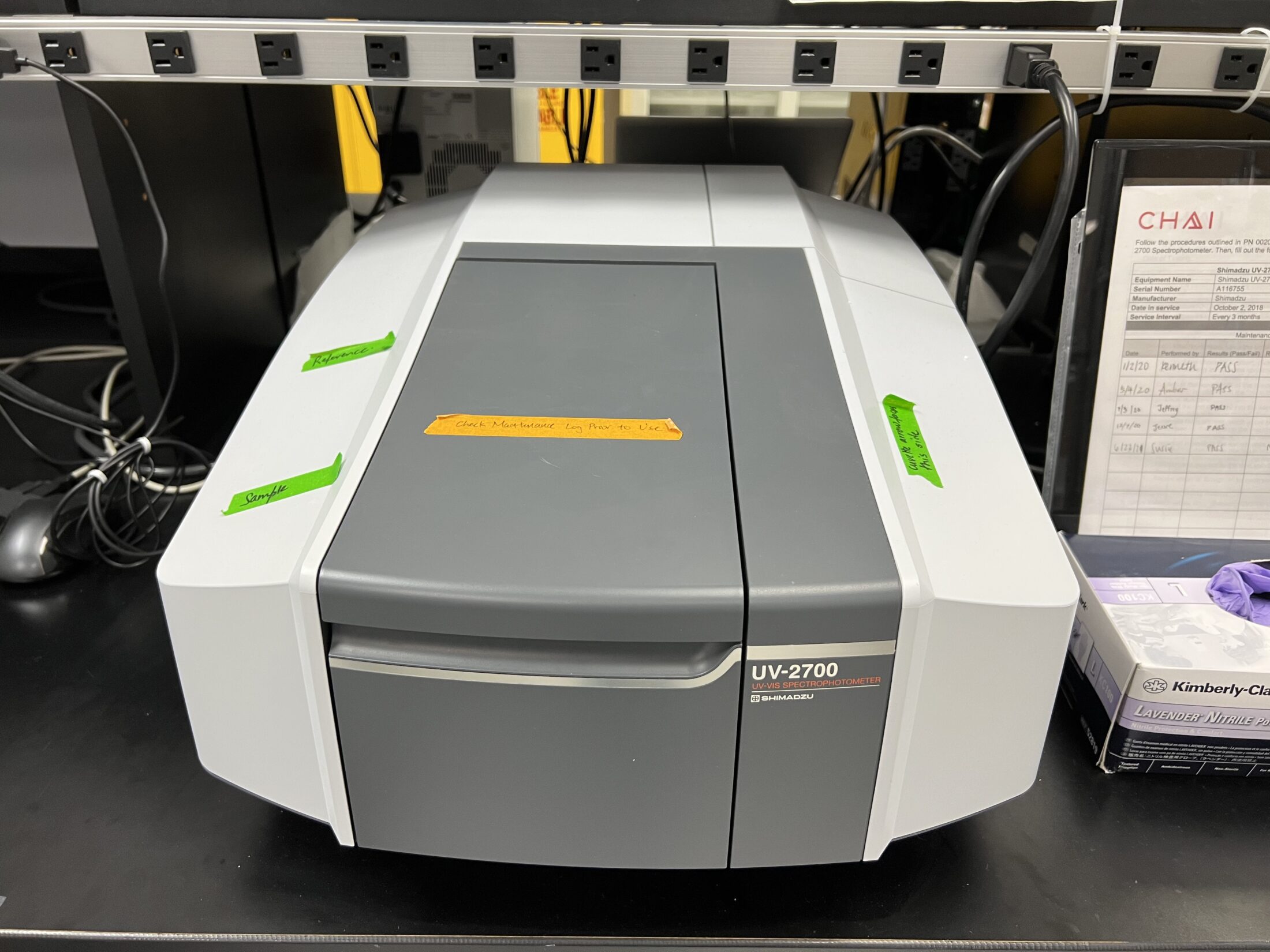 Shimadzu UV2700 UVVis Spectrophotometer Arc Scientific